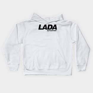 Lada Autosport logo (black) Kids Hoodie